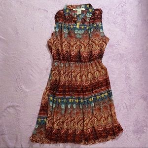 🍁5/$25 American Rag Collared Sleeveless Dress